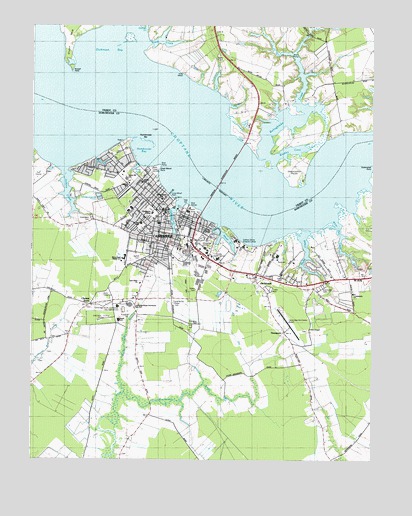 Cambridge, MD USGS Topographic Map