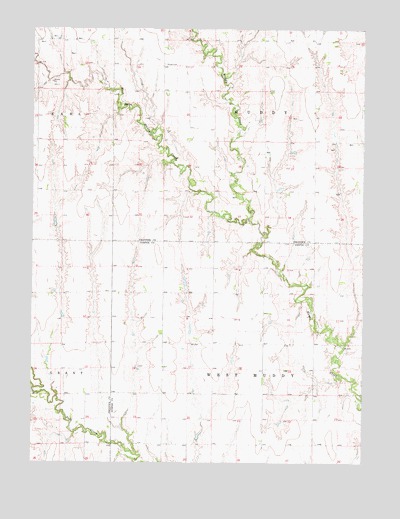 Cambridge NE, NE USGS Topographic Map