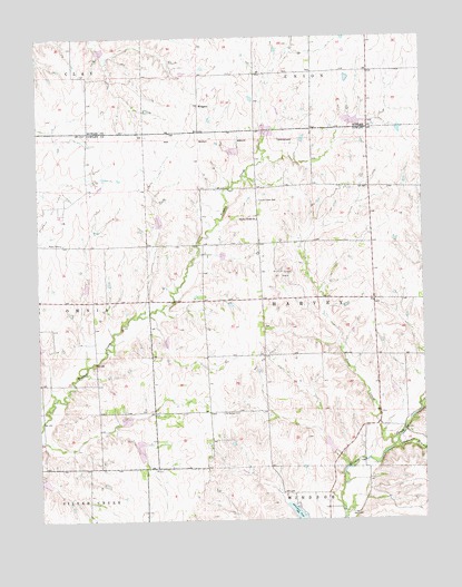 Cambridge NW, KS USGS Topographic Map