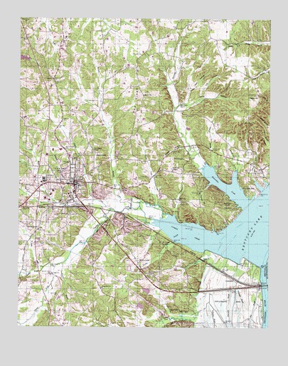Camden, TN USGS Topographic Map