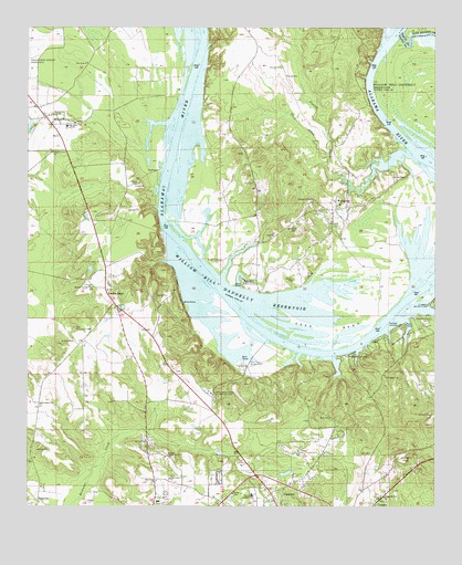 Camden North, AL USGS Topographic Map