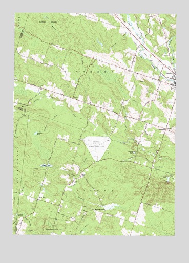 Camden West, NY USGS Topographic Map