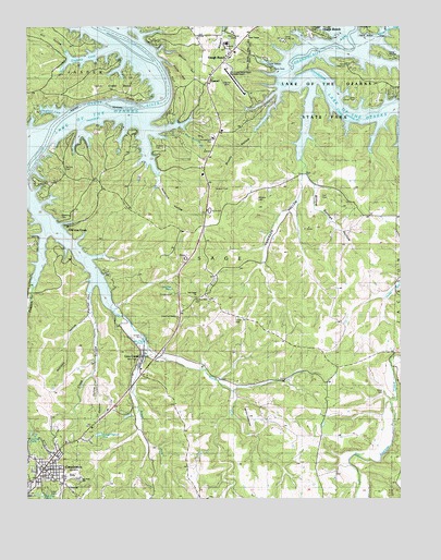 Camdenton, MO USGS Topographic Map