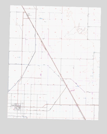 Alpaugh, CA USGS Topographic Map