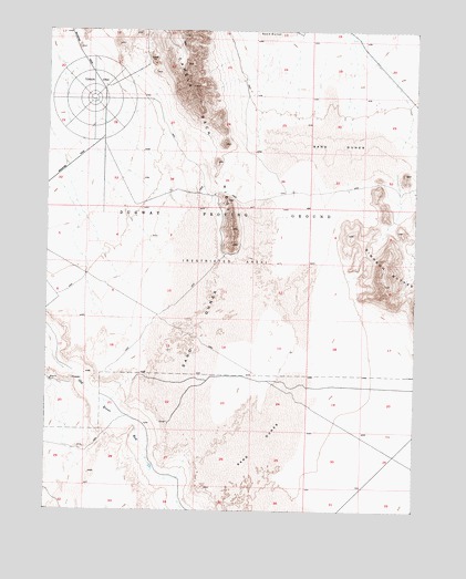 Camels Back Ridge SW, UT USGS Topographic Map