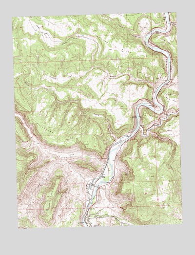 Cameo, CO USGS Topographic Map