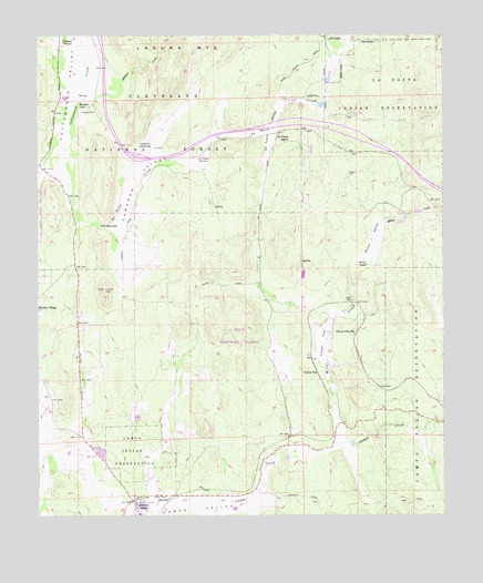 Cameron Corners, CA USGS Topographic Map