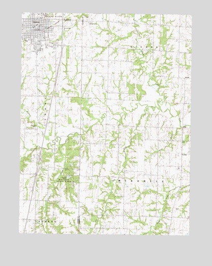 Cameron East, MO USGS Topographic Map