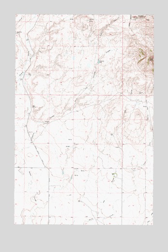 Cameron Lake, MT USGS Topographic Map