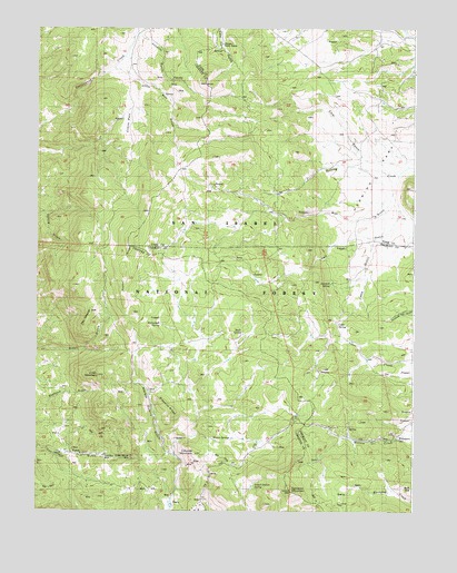 Cameron Mountain, CO USGS Topographic Map