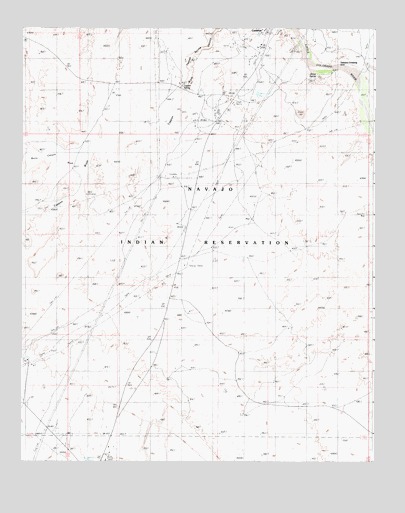 Cameron South, AZ USGS Topographic Map