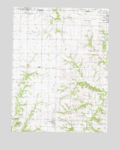 Cameron West, MO USGS Topographic Map