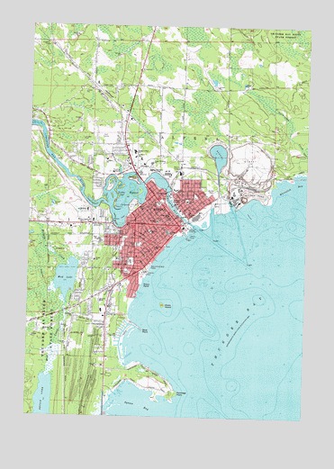 Alpena, MI USGS Topographic Map