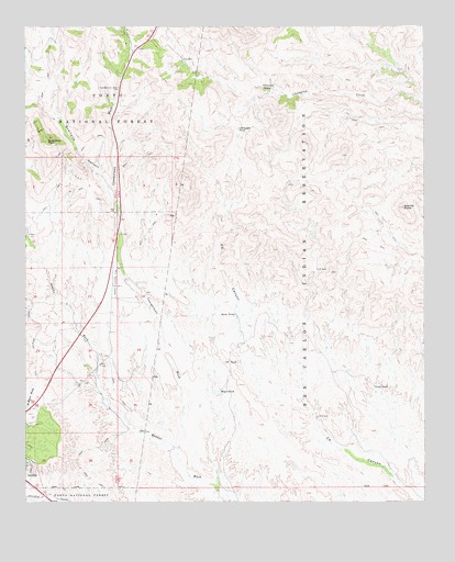 Cammerman Wash, AZ USGS Topographic Map