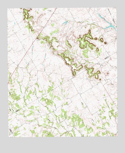Camp Branch, TX USGS Topographic Map