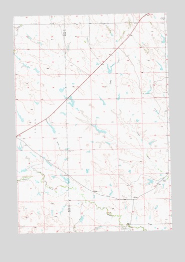 Camp Creek, SD USGS Topographic Map