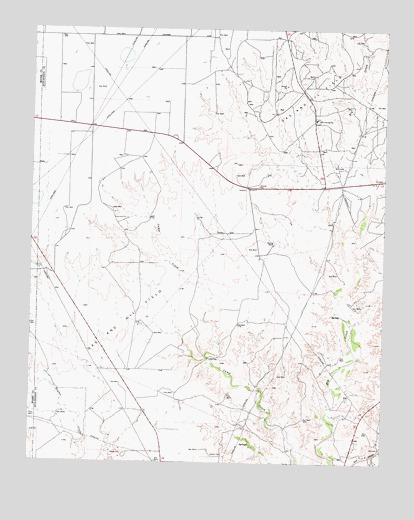 Camp Creek, TX USGS Topographic Map