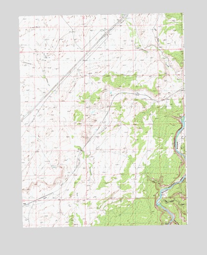 Agate, UT USGS Topographic Map