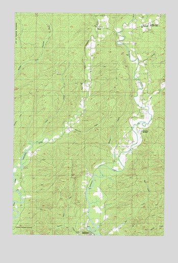 Aberdeen Gardens, WA USGS Topographic Map