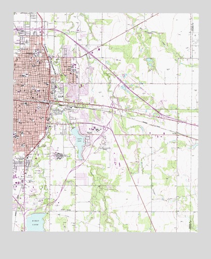 Abilene East, TX USGS Topographic Map