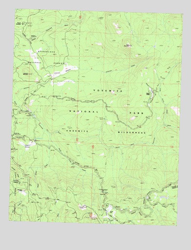 Ackerson Mountain, CA USGS Topographic Map