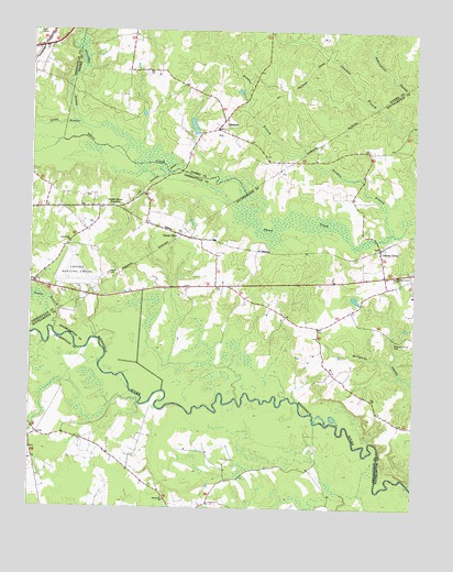 Adams Grove, VA USGS Topographic Map