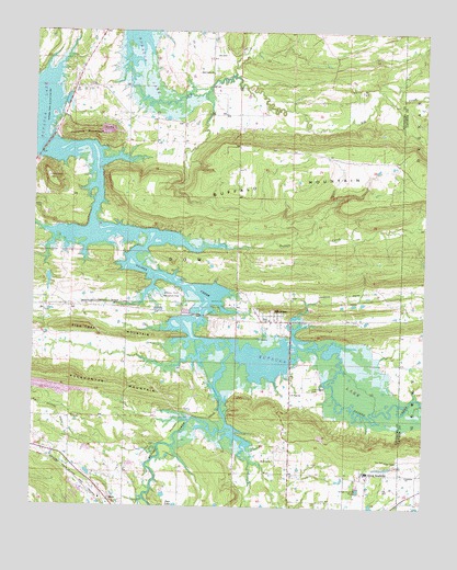 Adamson, OK USGS Topographic Map