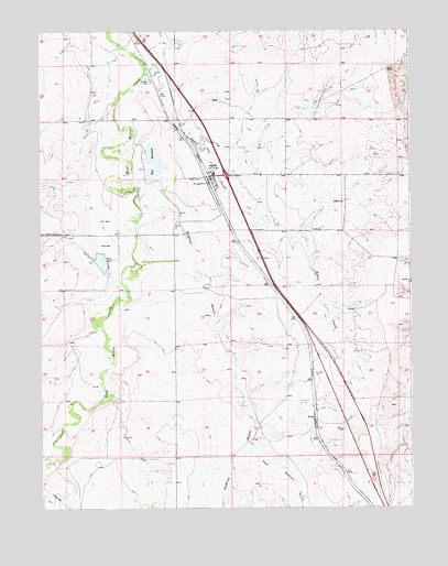 Agate, CO USGS Topographic Map