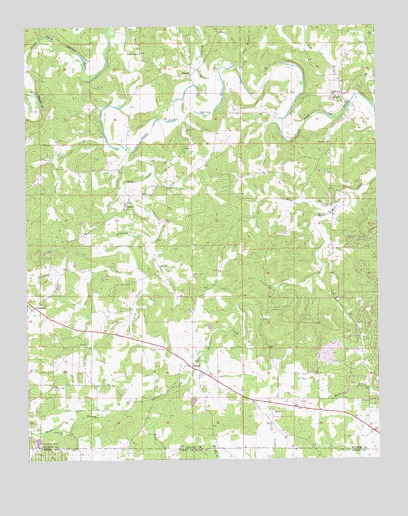 Agnos, AR USGS Topographic Map