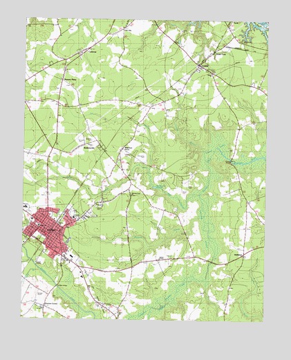 Ahoskie, NC USGS Topographic Map