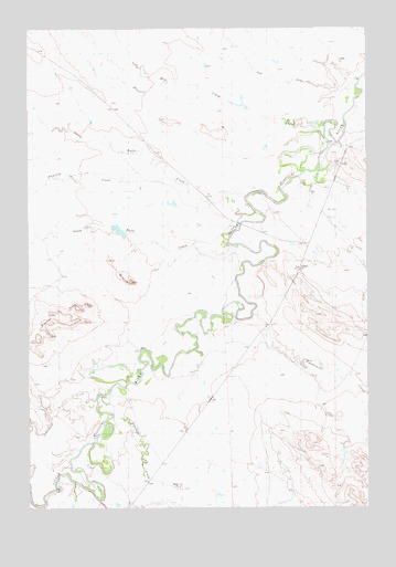 Albion, MT USGS Topographic Map