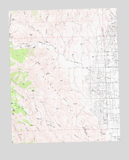 Alcalde Hills, CA USGS Topographic Map