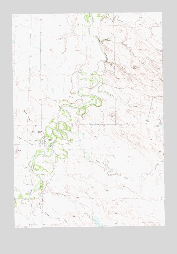 Camp Crook, SD USGS Topographic Map
