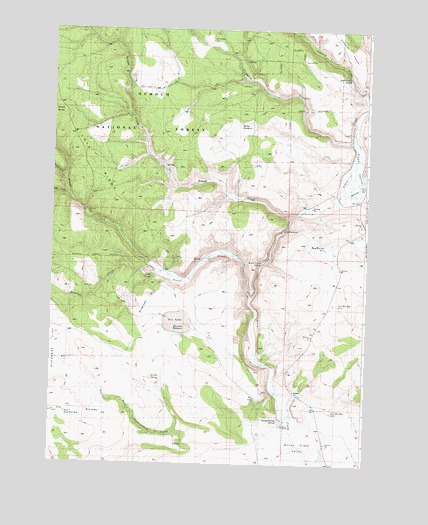 Camp Currey Spring, OR USGS Topographic Map