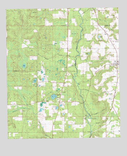 Altha West, FL USGS Topographic Map
