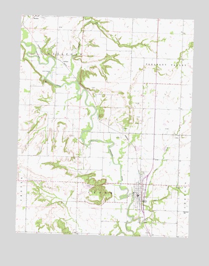 Altoona, KS USGS Topographic Map