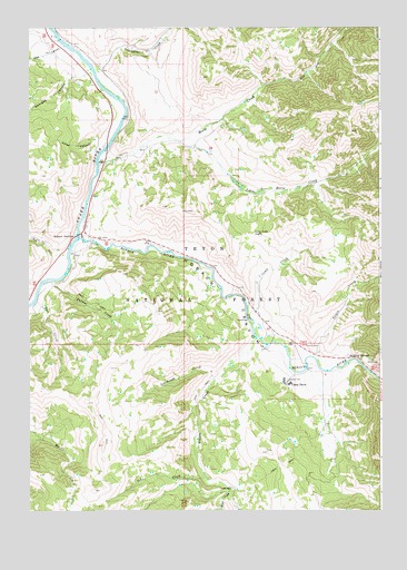 Camp Davis, WY USGS Topographic Map