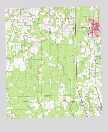 Amite, LA USGS Topographic Map