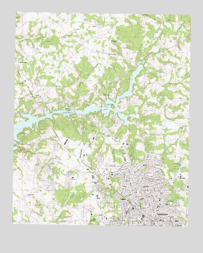 Anderson North, SC USGS Topographic Map