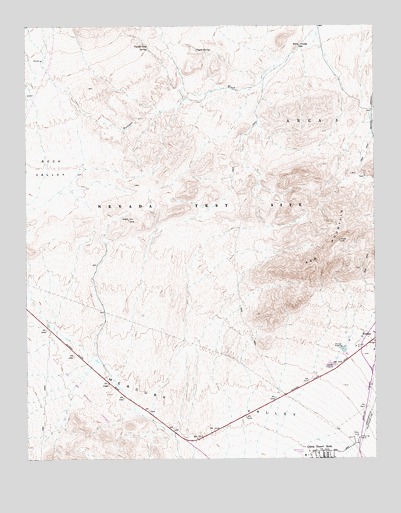 Camp Desert Rock, NV USGS Topographic Map
