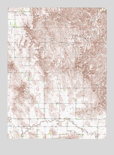 Ansley NE, NE USGS Topographic Map