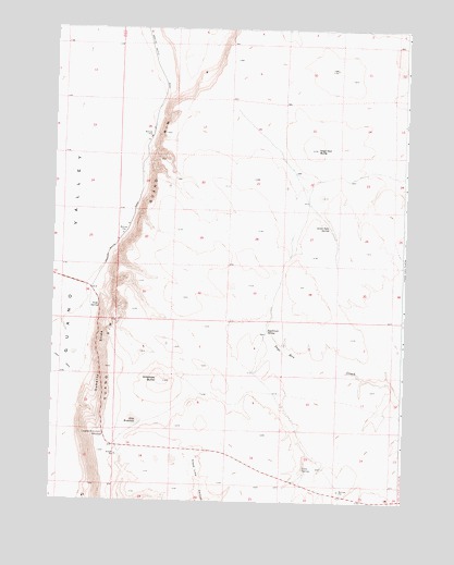 Antelope Butte, OR USGS Topographic Map