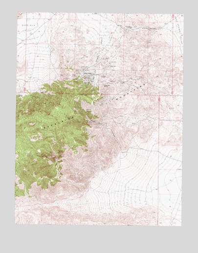 Camp Douglas, NV USGS Topographic Map
