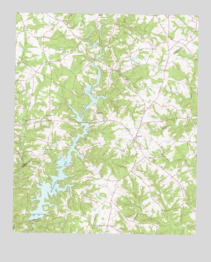 Antreville, SC USGS Topographic Map