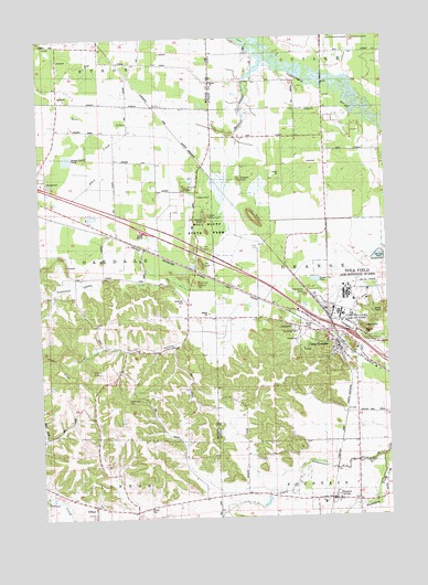 Camp Douglas, WI USGS Topographic Map