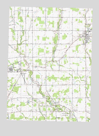 Armada, MI USGS Topographic Map