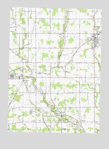 Armada MI Topographic Map TopoQuest