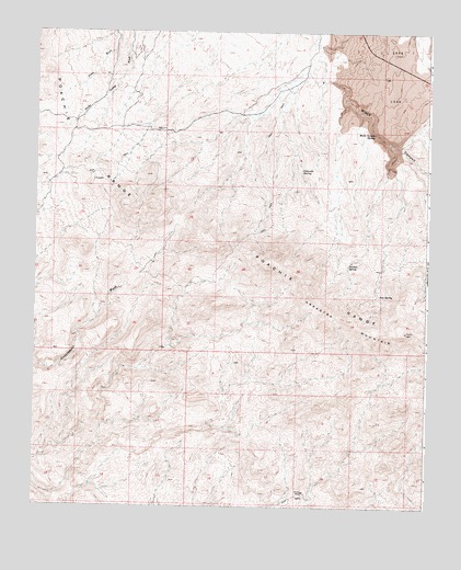 Arrastra Mountain, AZ USGS Topographic Map