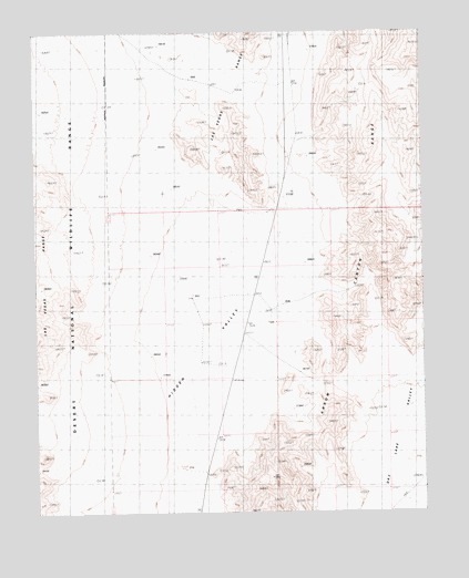 Arrow Canyon SW, NV USGS Topographic Map