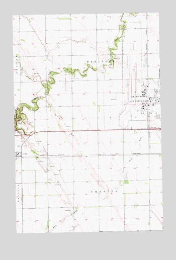 Arvilla, ND USGS Topographic Map